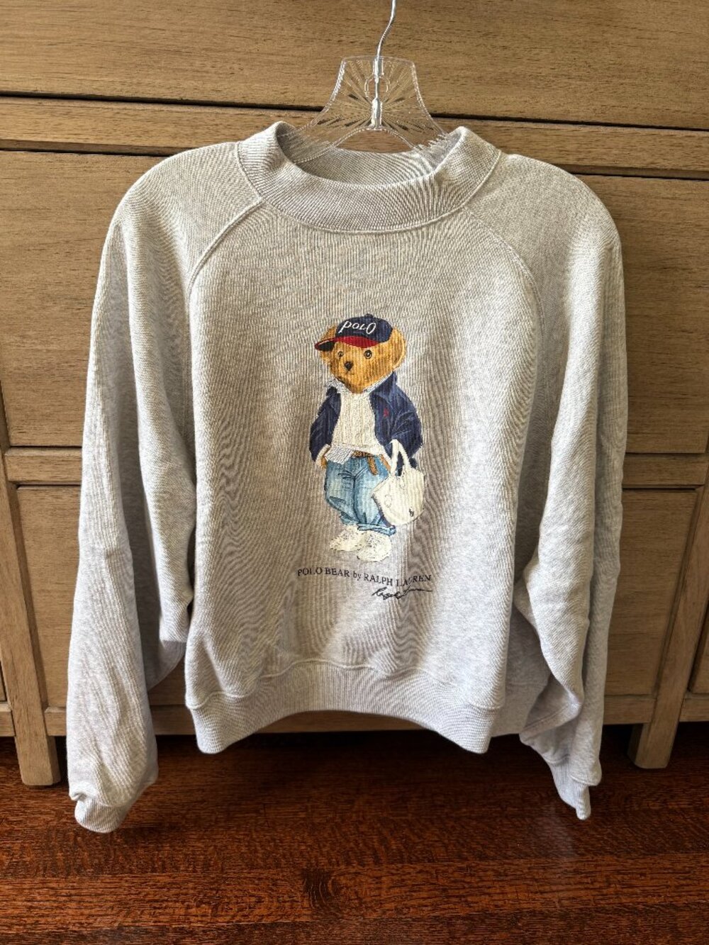 Polo Ralph Lauren Polo Bear Oversized Sweatshirt Gray XS